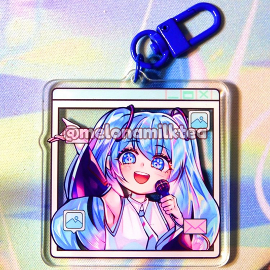 Hatsune Miku 2.5 inch Double Sided Acrylic Keychain