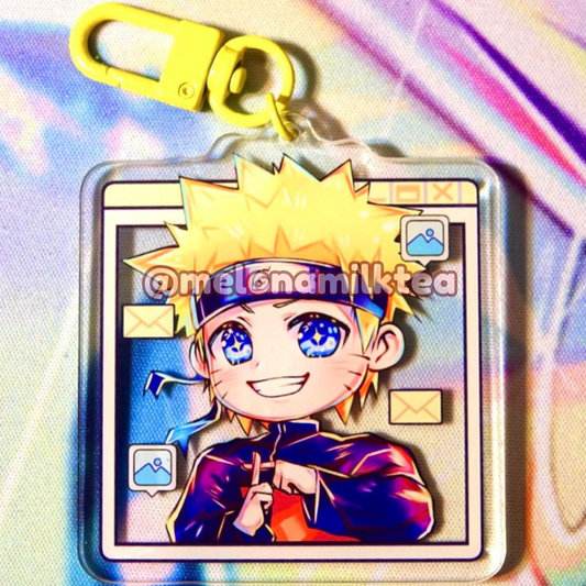 Naruto 2.5 inch Double Sided Keychain